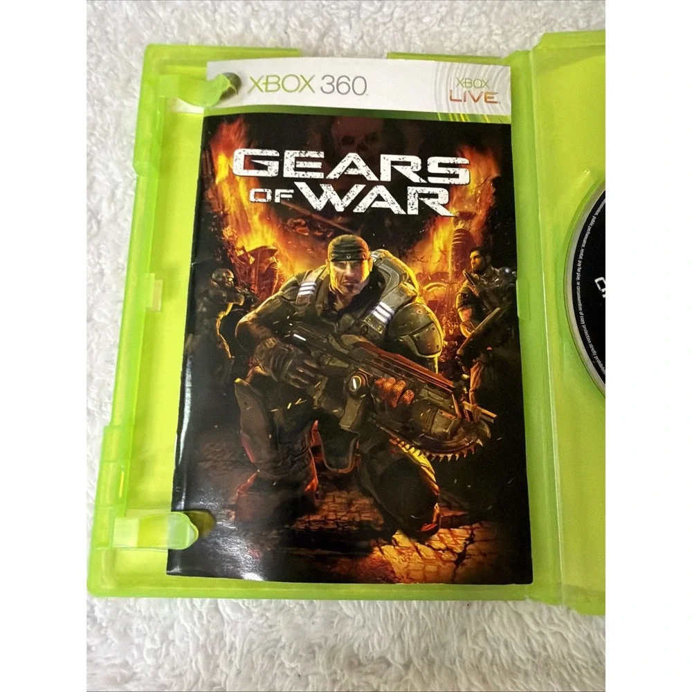 Gears of War Microsoft Xbox 360 Complete CIB Mature 2006 Epic Video Game
